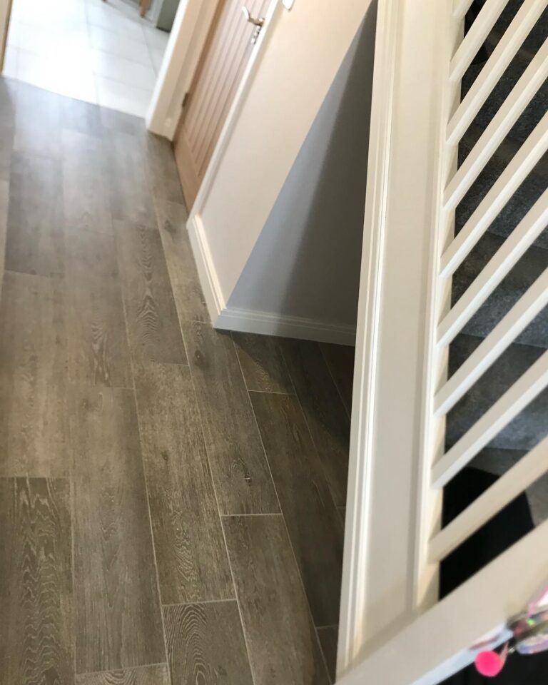 Internal door lining, architrave and skirting fitted by a Horncastle joiner